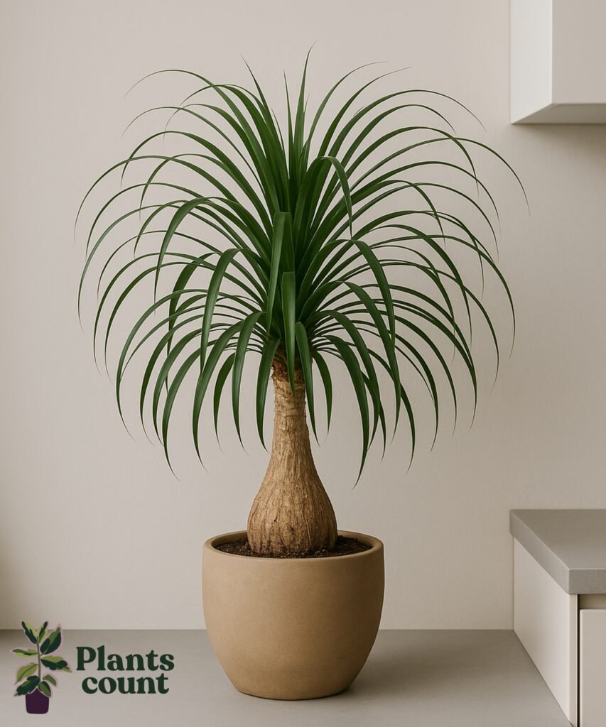 Beaucarnea verzorgen in de woonkamer