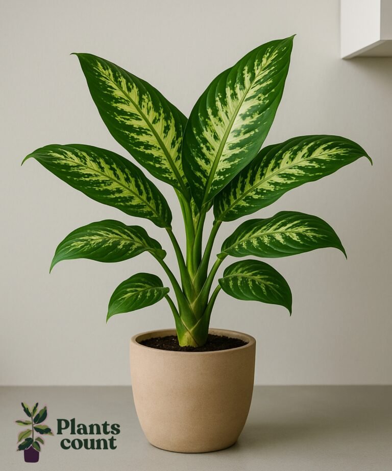 Dieffenbachia verzorgen in woonkamer
