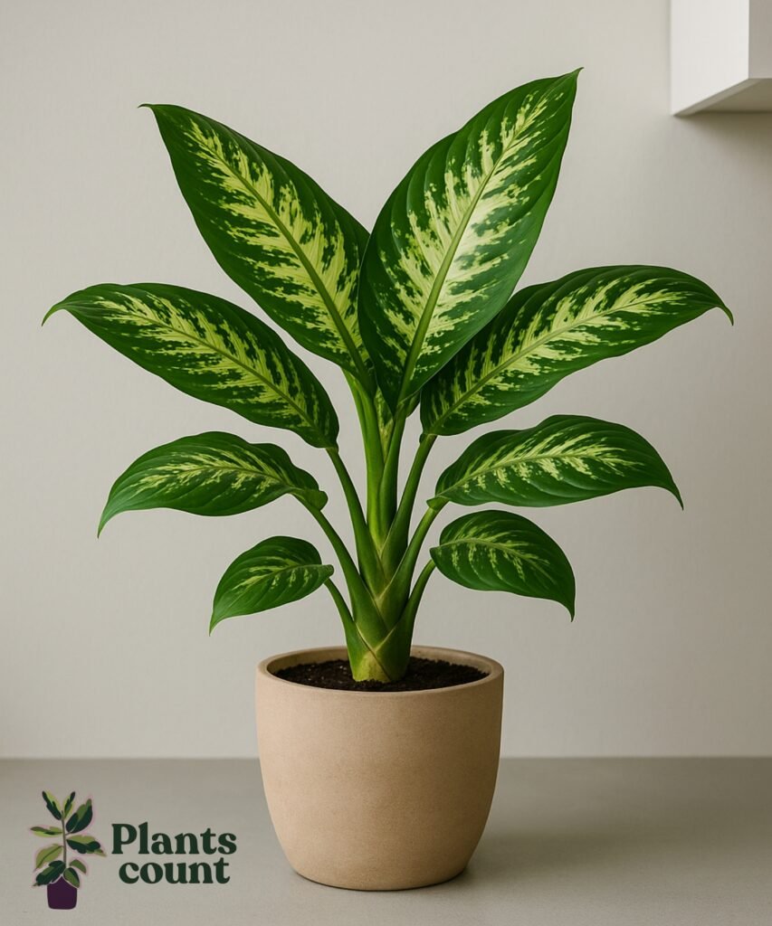 Dieffenbachia verzorgen in woonkamer