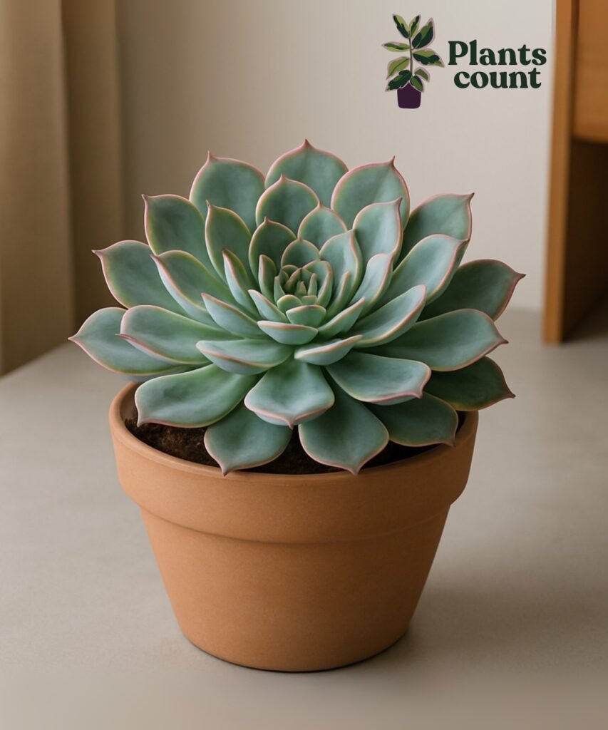 Echeveria verzorgen in woonkamer