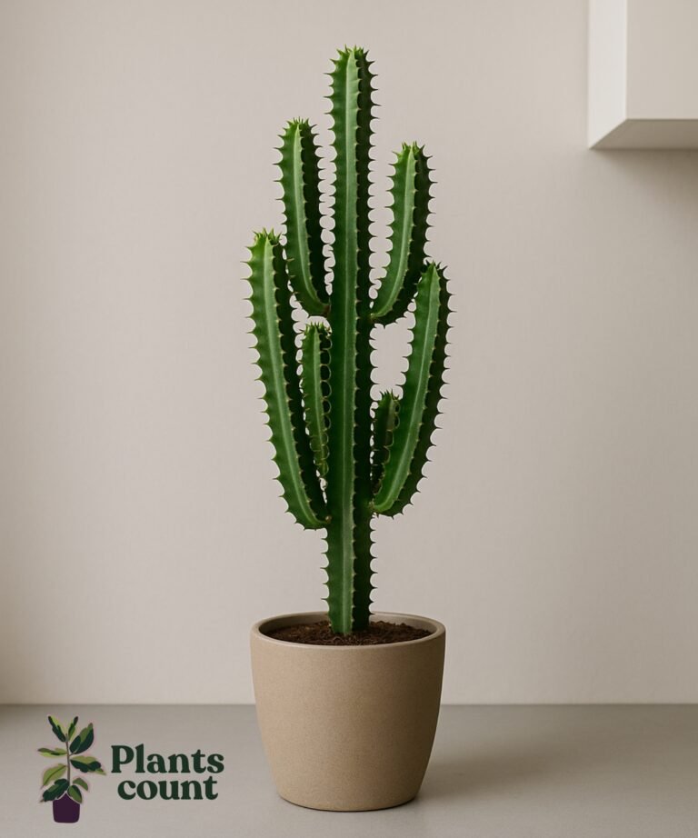 Euphorbia verzorgen in woonkamer