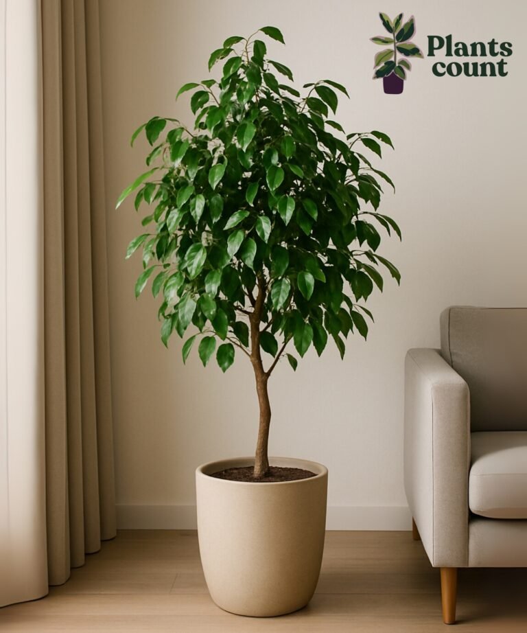 Ficus verzorgen in woonkamer