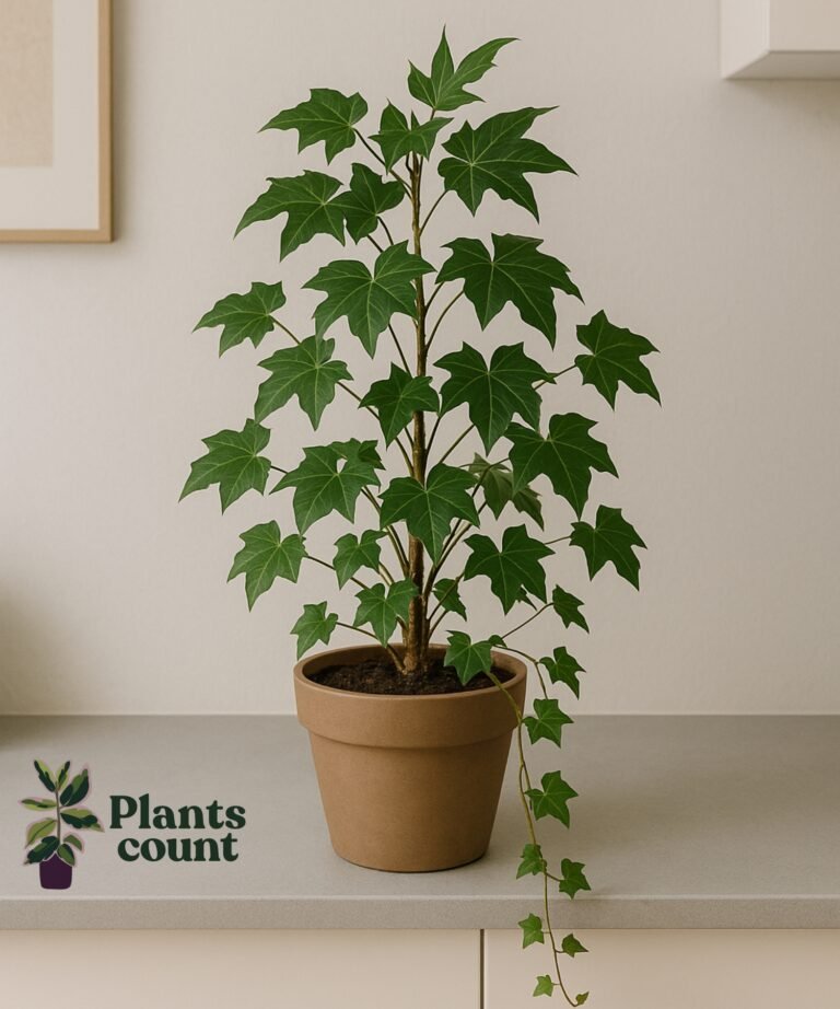 Hedera verzorgen in woonkamer