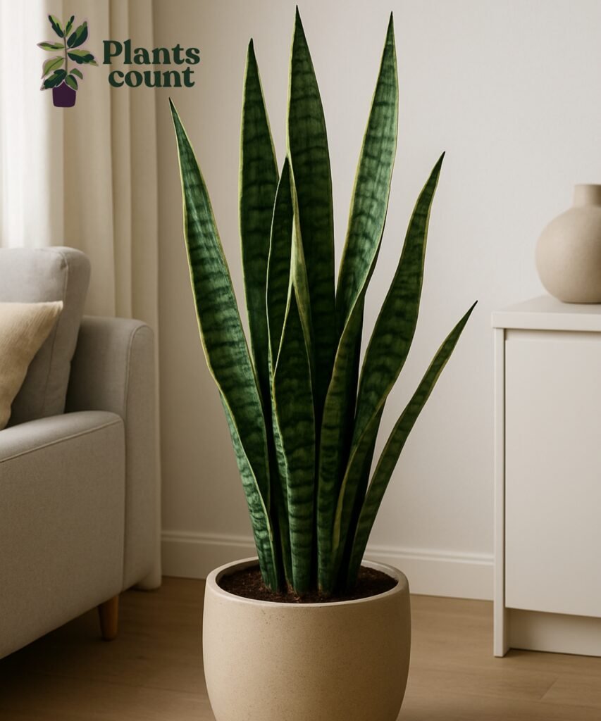 Vrouwentong kamerplant met groene bladeren