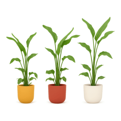 Strelitzia nicolai – Paradijsvogelplant Nicolai in Elho Jazz Pot