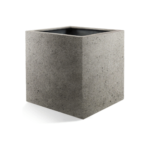 Pot Grigio Cube Natural Concrete - D50 x H50