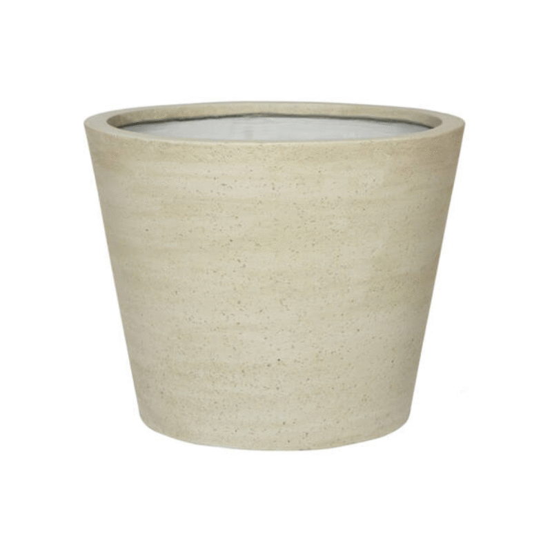 Pottery Pots Bucket Beige Washed