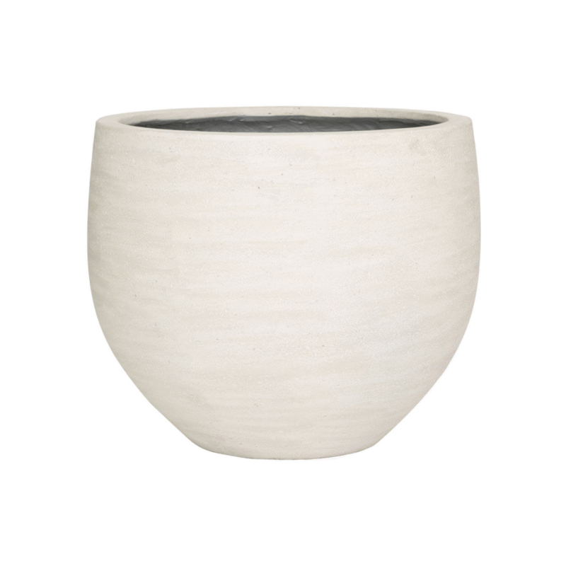 Pottery Pots Jumbo Orb Ivory Washed