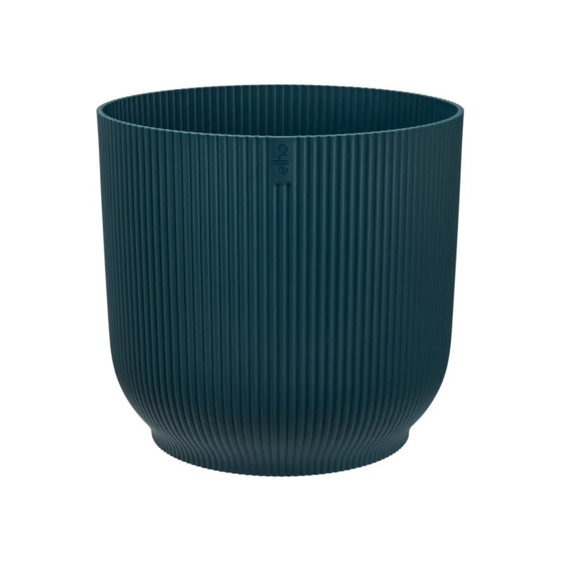 Pot elho Vibes Fold Round blauw - including wheels - D35 x H33