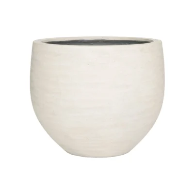 Pottery Pots Jumbo Orb Ivory Washed