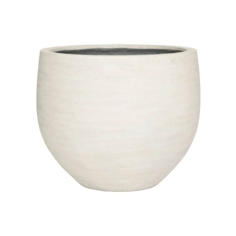 Pottery Pots Jumbo Orb Ivory Washed