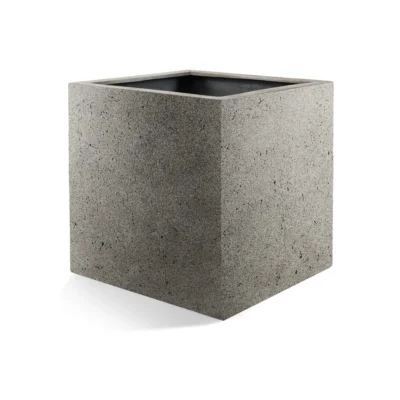 Pot Grigio Cube Natural Concrete