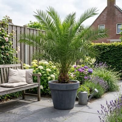 Phoenix canariensis 190 cm – 2-stam, pot 70 cm - afbeelding 2