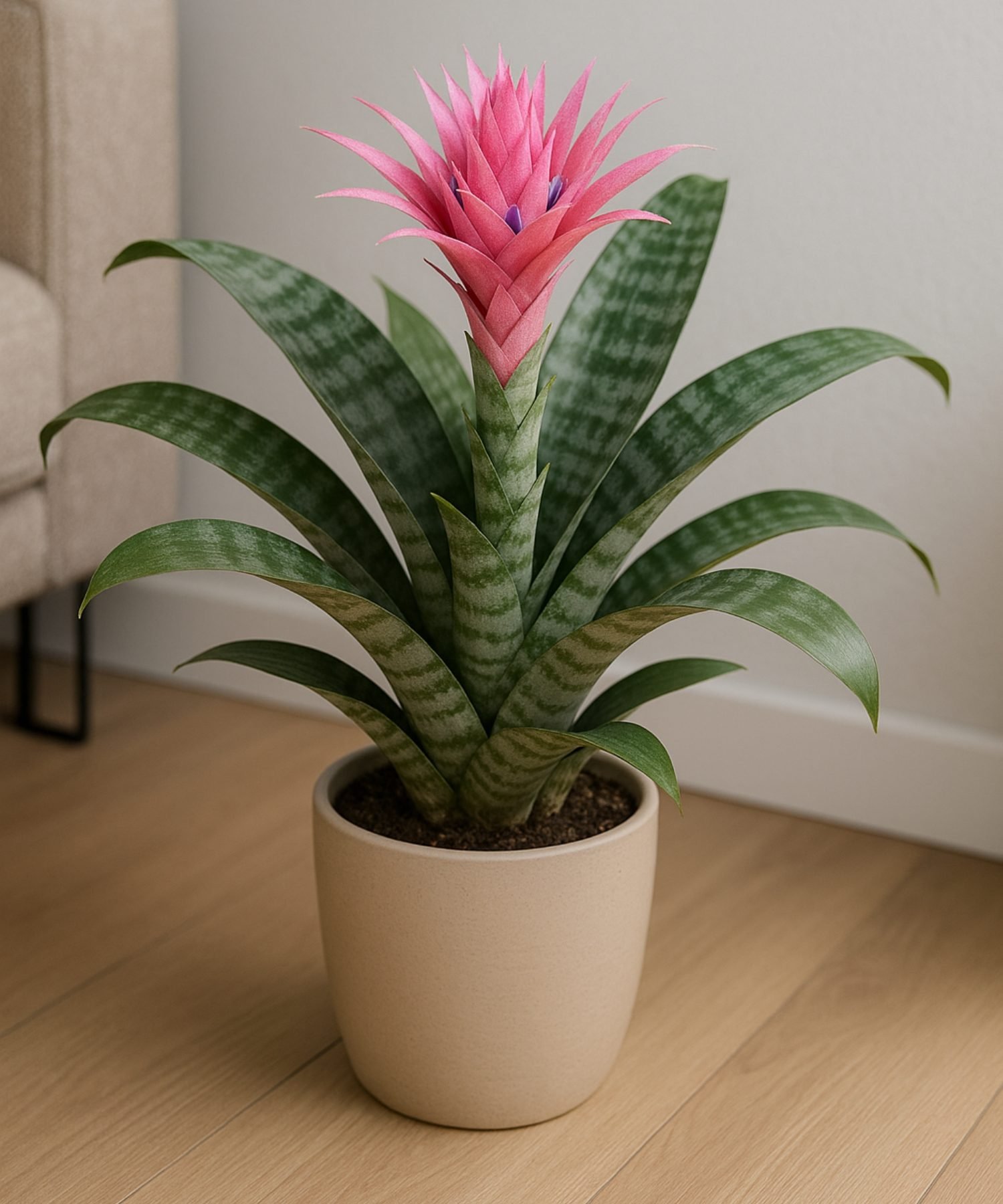 Verzorging van de Aechmea