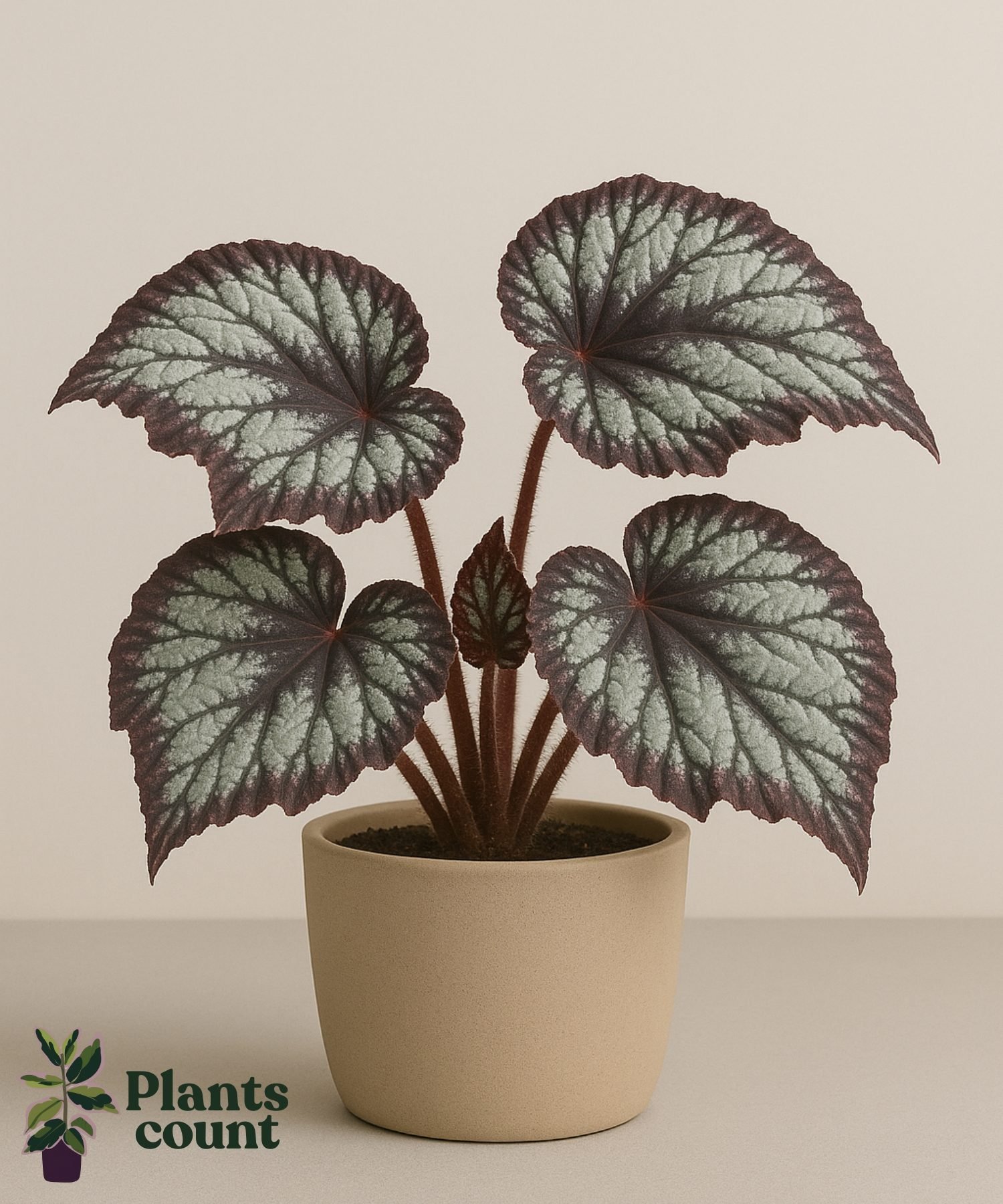 Begonia Rex bladplant met opvallende patronen – Plantscount