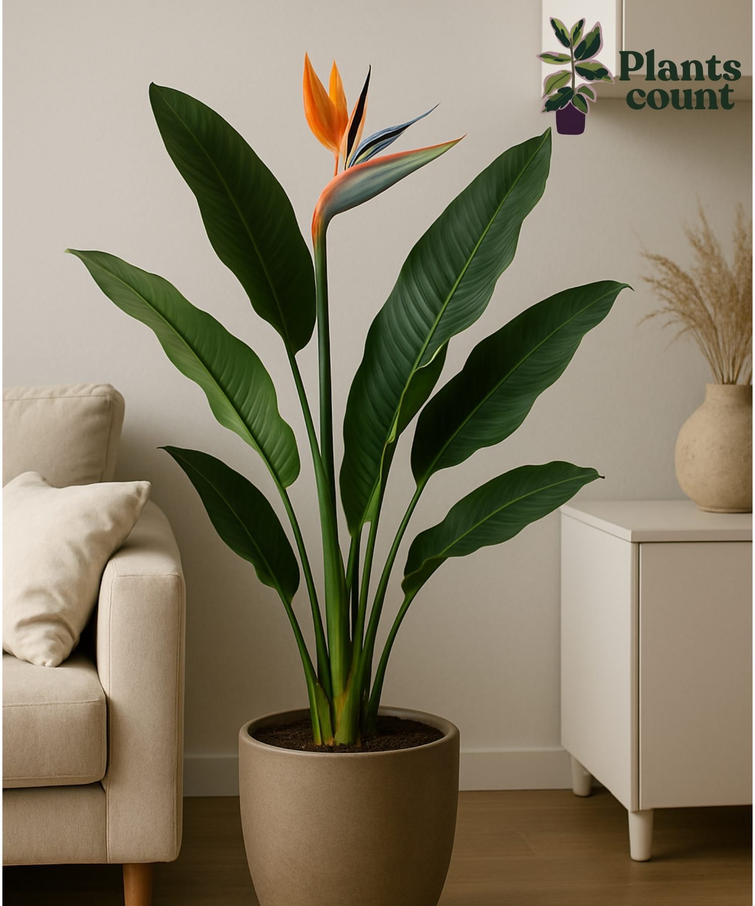 Verzorging van de Strelitzia