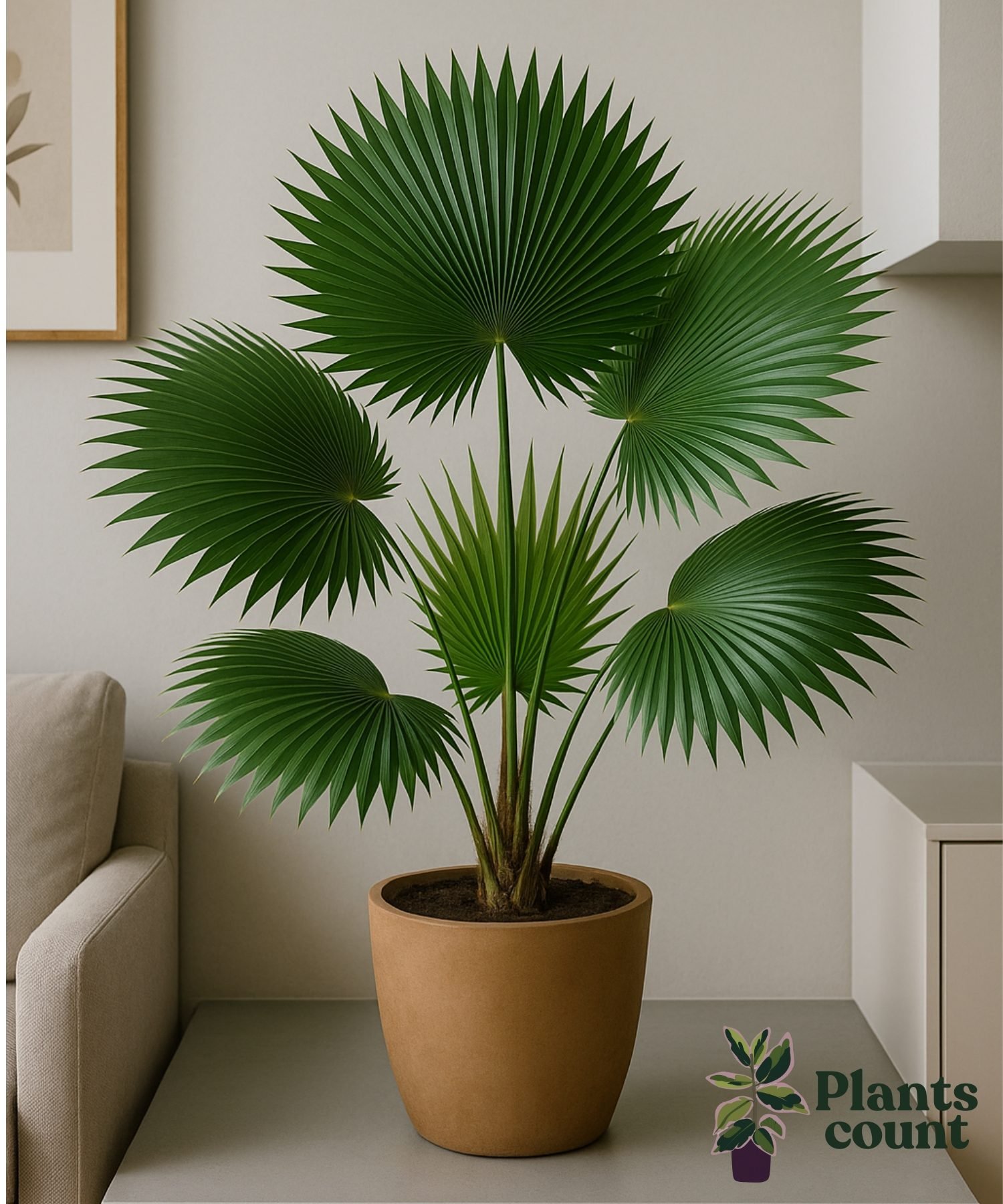 Verzorging van de Waaierpalm